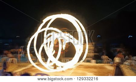 Fireshow On Phi Phi Island