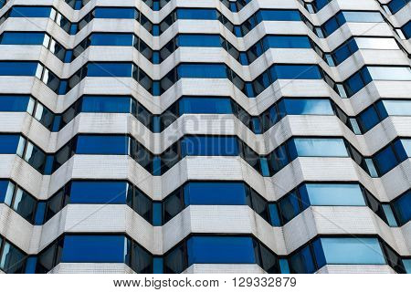 windows of hotel (Abstract texture/background photo of architectural pattern)