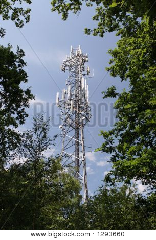 Mástil de teléfono celular
