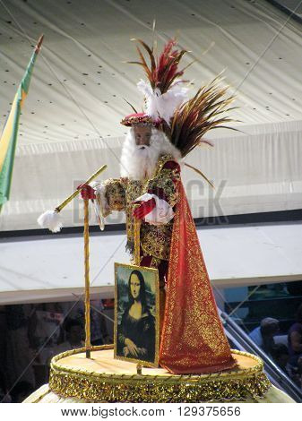 Rio de Janeiro Brazil - February 23: amazing extravaganza during the annual Carnival in Rio de Janeiro on February 23 2009 - Leonardo da Vinci