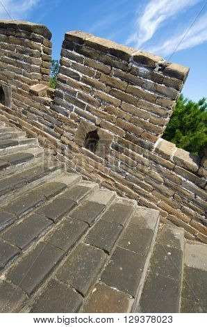 view of the Simatai Great Wall of China, Beijing, China