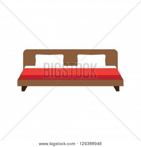 double bed icon illustration double bed icon picture double bed flat icon