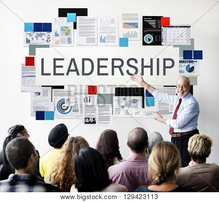 Leadership Authority Coach Director Management Concept