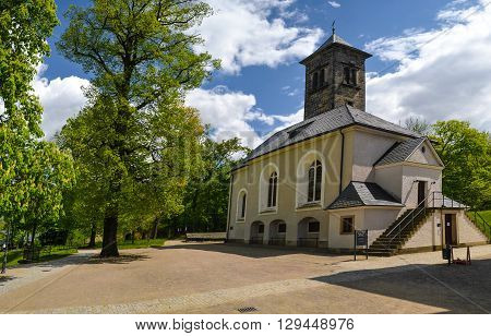 Landmark from fortress Koenigstein, Saxony Swiss nature