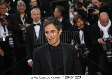 Gael GarcÃÂ­a Bernal attends the 'Cafe Society' premiere and the Opening Night Gala during the 69th Cannes Film Festival at the Palais des Festivals on May 11, 2016 in Cannes, France.