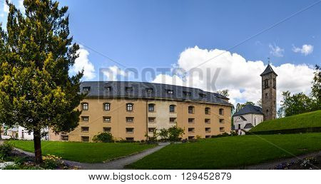 Landmark from fortress Koenigstein, Saxony Swiss nature