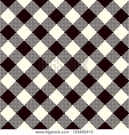 Tartan Seamless Pattern. Trendy Vector Illustration for Wallpapers. Seamless Tartan Tiles. Suits for Decorative Paper, Fashion Design and House Interior Design, as Well as for Hand Crafts