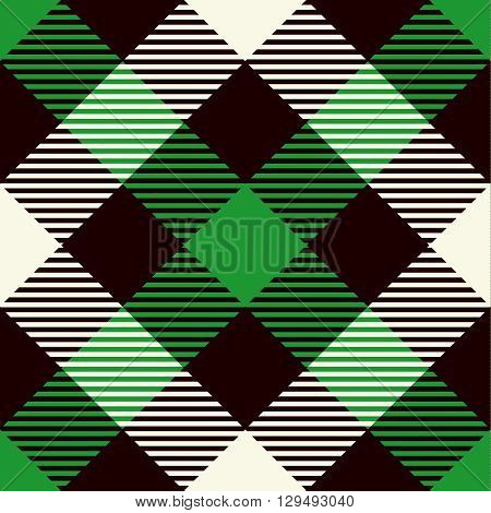 Tartan Seamless Pattern. Trendy Vector Illustration for Wallpapers. Seamless Tartan Tiles. Suits for Decorative Paper, Fashion Design and House Interior Design, as Well as for Hand Crafts