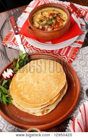 krep ile sos ((Ulusal Beyaz Rusya gıda)