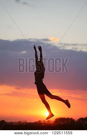 I practice every day at sunset on improving the health and well-being.