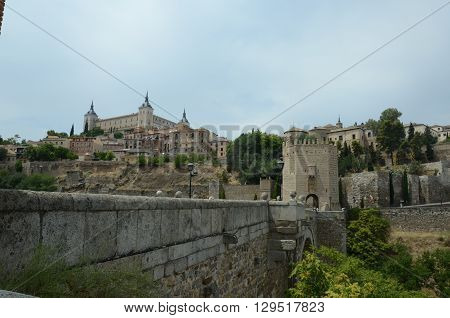 View of medieval city Toledo, in Spain
