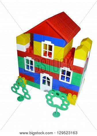 Toy house from the designer
Prefabricated plastic house - toy for children.