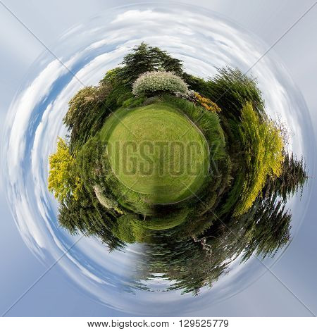 Planet Of Beautiful Spring Garden Design