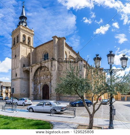TORRIJOS,SPAIN - APRIL 23,2016 - Church Santisimo Sacramento in Torrijos.Torrijos is a Spanish municipality of Toledo province.