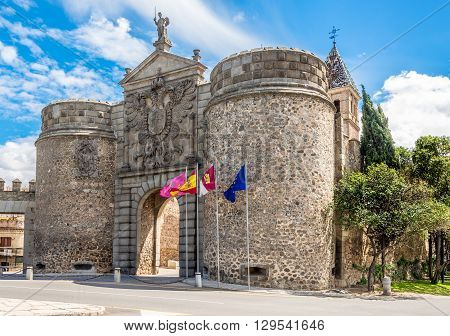 Gate of Alfonso VI (Puerta de Alfonso VI)in ToledoSpain