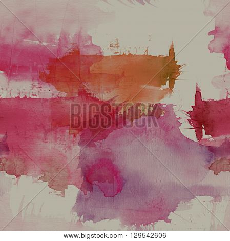 Watercolor Spots Seamless Pattern