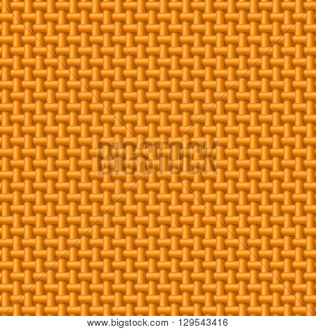 Seamless pattern of orange cloth. Abstract fabric background