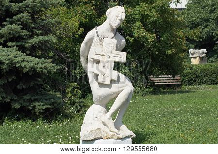 Sculpture in the Muzeon Art Park in Moscow