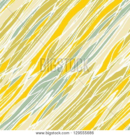 Vector Seamless Abstract Hand-drawn Pattern. Abstract Colorful Lines, Shading.