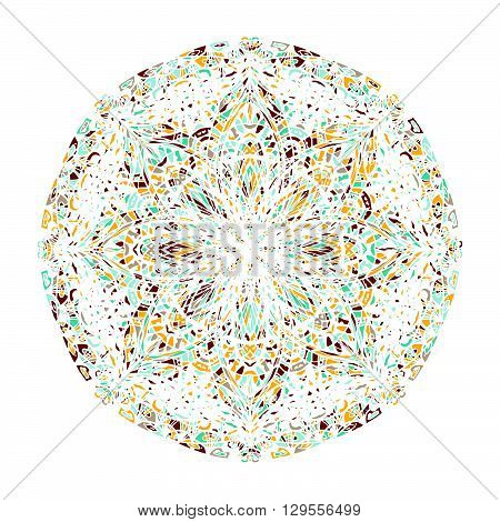 Mandala. Vintage decorative elements. Hand drawn background. Islam Arabic Indian ottoman motifs.