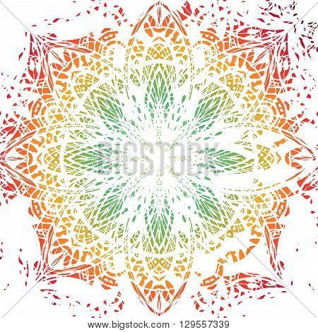 Abstract Seamless Geometrical Hand-drawn Pattern.
