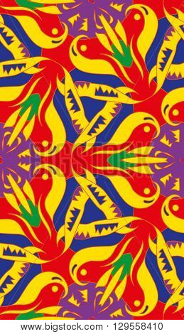 vector cool abstract seamless colorfull pattern background.