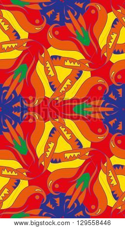 vector cool abstract seamless colorfull pattern background.