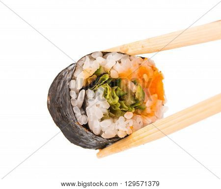 sushi isolated on white background lunch, maguro, maki,