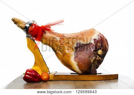 Pigs Ham On A Stand