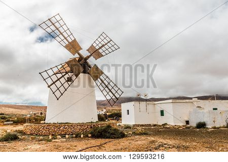 Traditional Windmill - Fuerteventura Canary Islands Spain