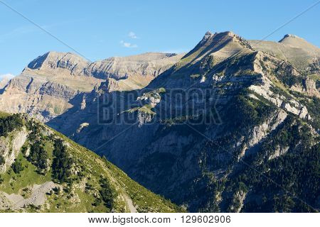 Izas Valley in Pyrenees, Canfranc Valley, Aragon, Huesca, Spain.