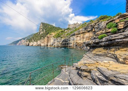 The castle of Portovenere
