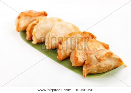 Plade af potstickers