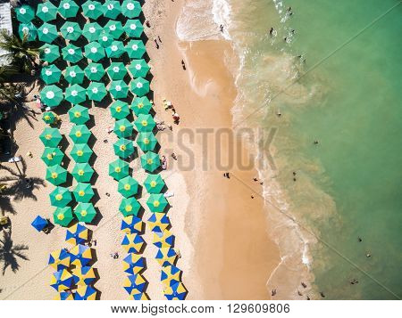 Top View of a Beach, Bahia, Brazil