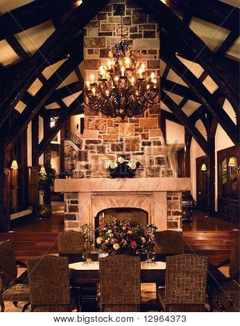 ห้องอาหาร timberframe โลกเก่า