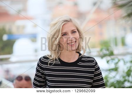 Jury member Jessica Hausner attends the Jury Un Certain Regard photocall during the 69th annual Cannes Film Festival at the Palais des Festivals on May 13, 2016 in Cannes, France.