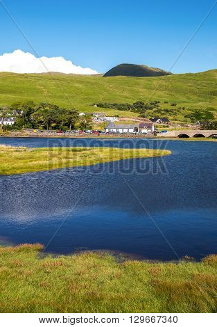 Ireland Calway county Connemara area the Leenane lake