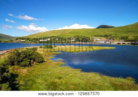 Ireland Calway county Connemara area the Leenane lake
