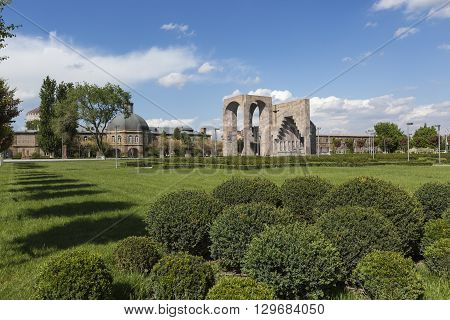 Echmiadzin, Armenia - May 02, 2016: Etchmiadzin Monastery Complex