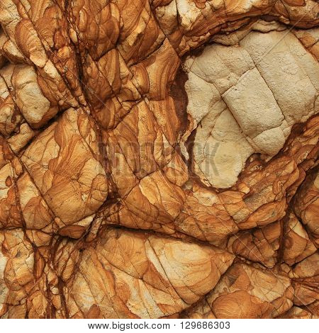 Volcanic rock found on the Banks Peninsula New Zealand.