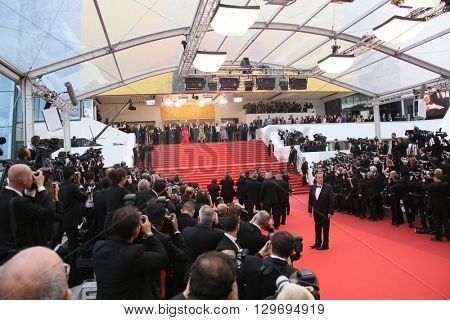 Photographers  attends the screening of 'The BFG' at the annual 69th Cannes Film Festival at Palais des Festivals on May 14, 2016 in Cannes, France.