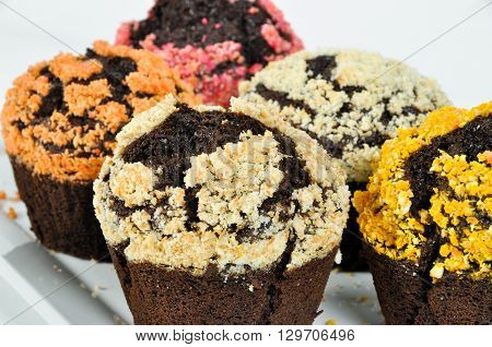 Prepared for special occasions, delicious and beautiful cocoa cake