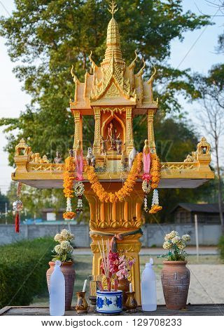 Shrine of the household god ( Joss house)