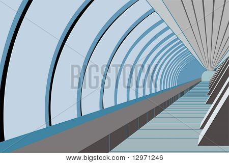 ponte strada. Vector