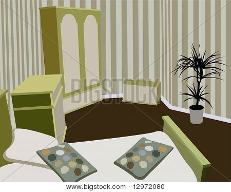 child bedroom vector