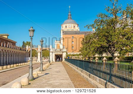 ARANJUEZ,SPAIN - APRIL 24,2016 - In the streets of Royal City Aranjuez .Aranjuez is a town and municipality lying 42 kilometres (26 mi) south of Madrid.
