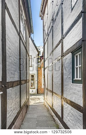 Colorful Houses In Historic Schnoorviertel In Bremen