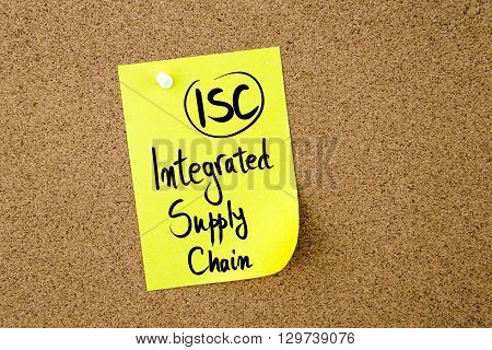 Business Acronym Isc Integrated Supply Chain