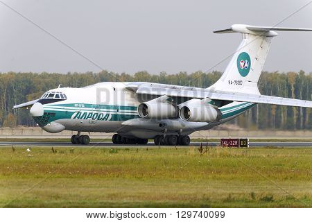 Cargo Airplane Il-76Td Alrosa Airlines