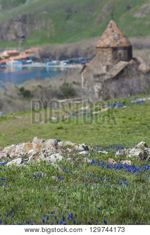 The 9Th Century Armenian Monastery Of Sevanavank At Lake Sevan.